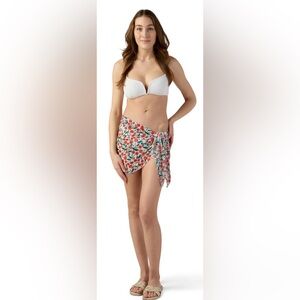 No Boundaries women’s mesh sarong fashion cover up; one size fits most